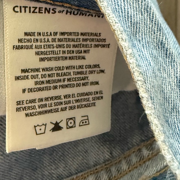 Citizens of Humanity|COH Flavia trouser Jean,straight leg•••Size 28,light wash - Picture 10 of 16